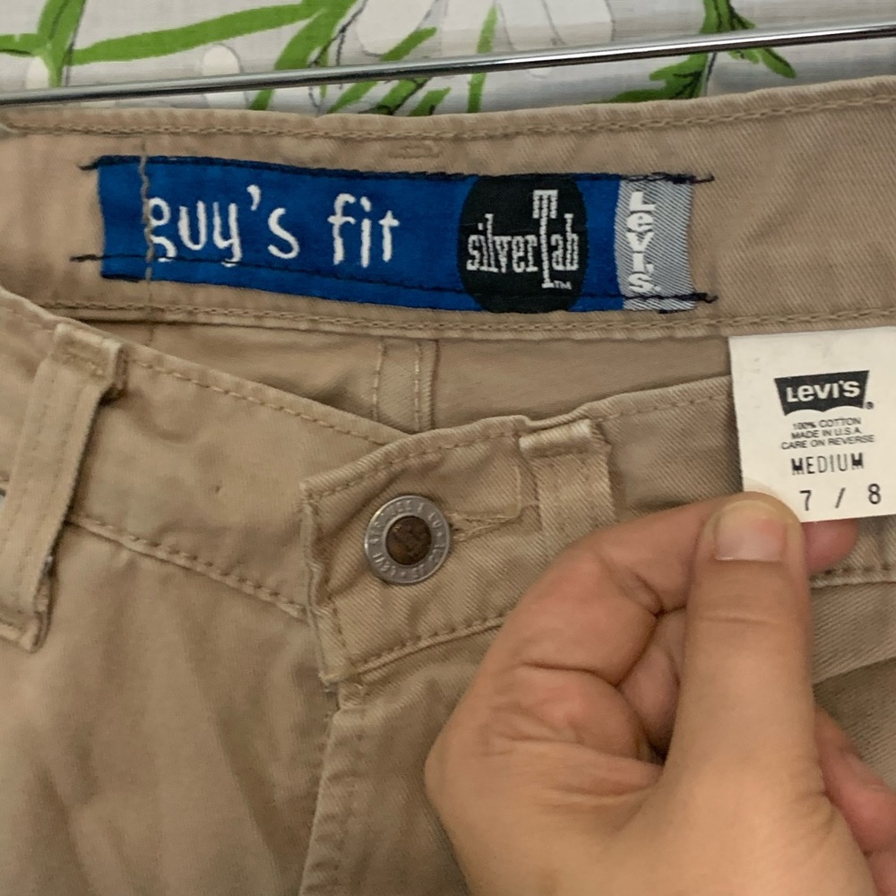 ⭐️ RARE ⭐️ LEVIS Silver Tab Guys Fit Khakis - Picture 4 of 8